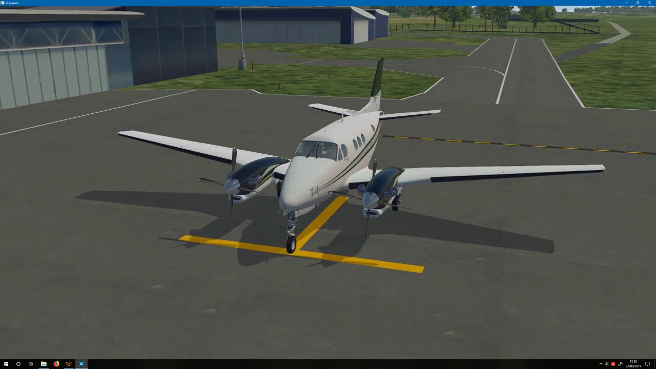 X plane 11   Tuto n°6 - Découverte d'un turboprop, le King Air C90 de Laminar