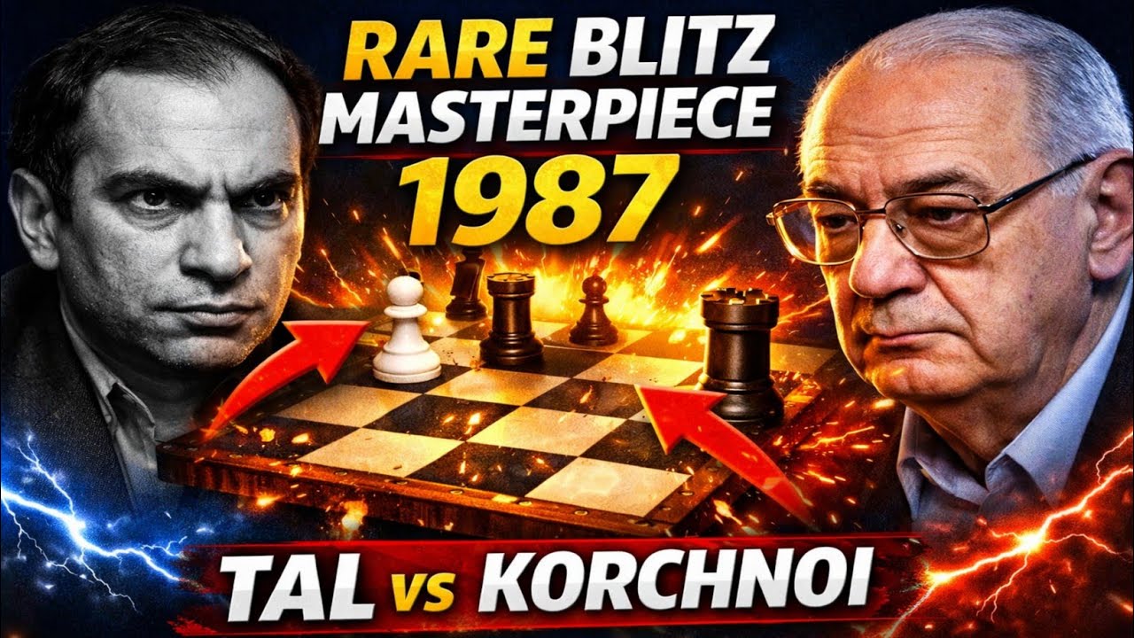 Mikhail Tal’s Rare Blitz Masterpiece (1987) | Korchnoi Crushed
