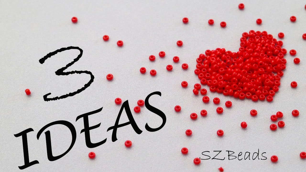 3 beaded IDEAS for Valentine's Day
