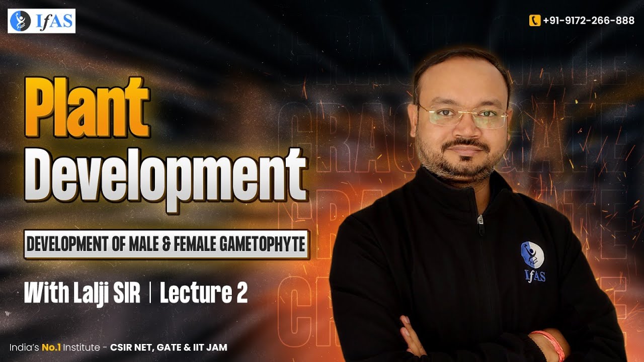 Difference Between Male and Female Gametophytes  in Plant Development | GATE Exam 2024