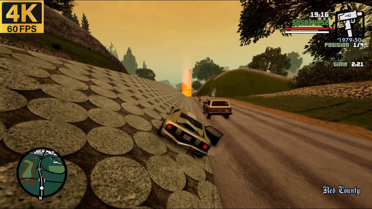 GTA San Andreas : The Definitive Edition : Los Santos Races [4K]