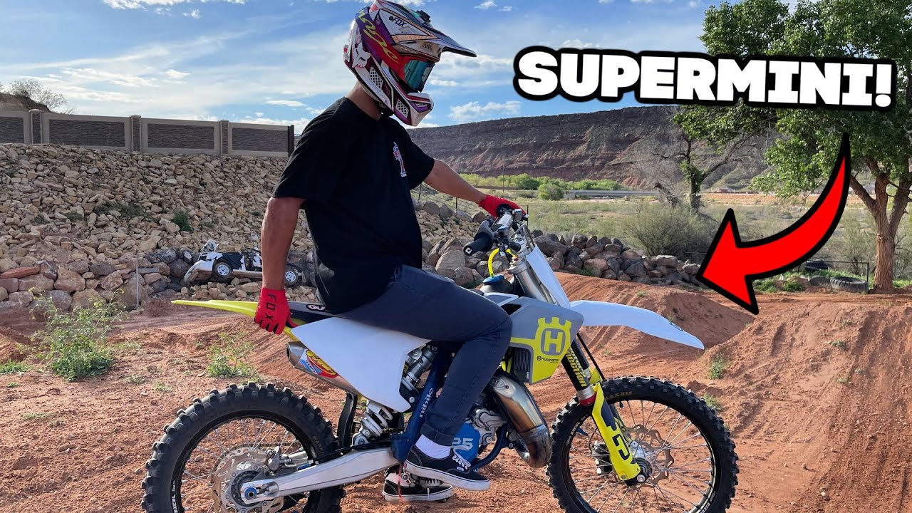 Sending BIG jumps on SUPERMINI 105cc!