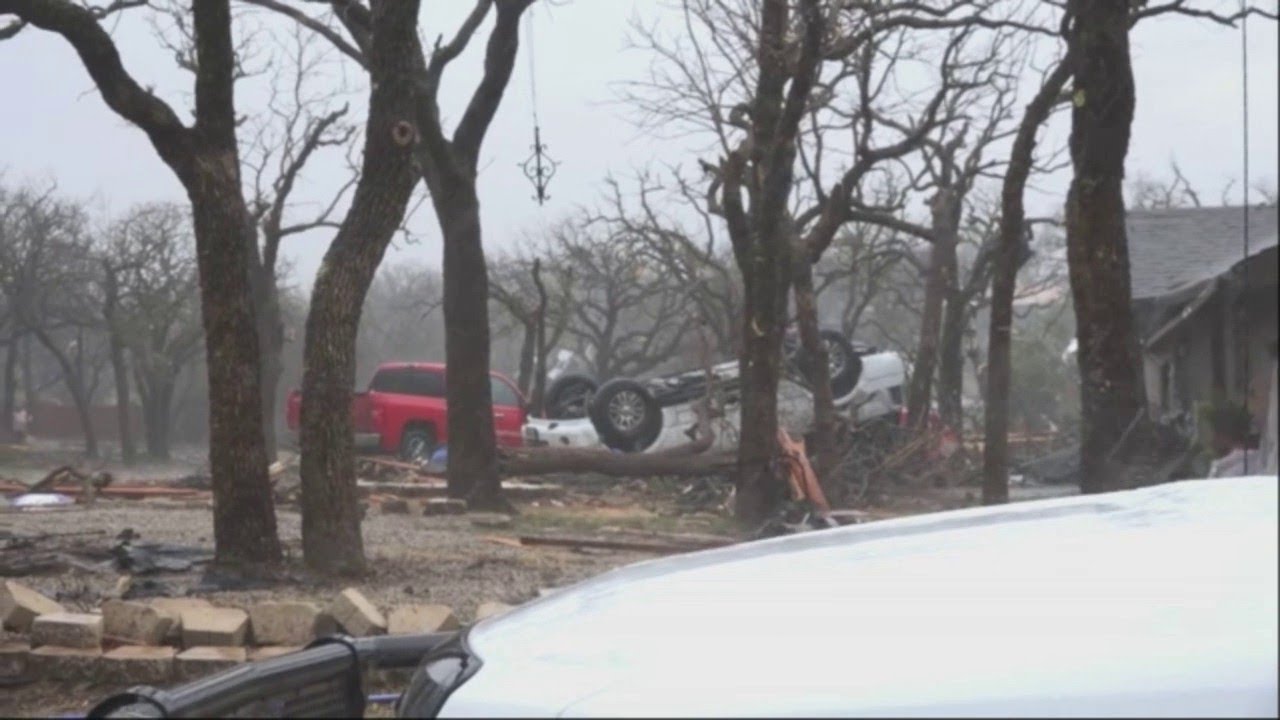 Watch: Tornado Tossed Cars, Downed Trees And Damaged Homes In Jacksboro, Texas