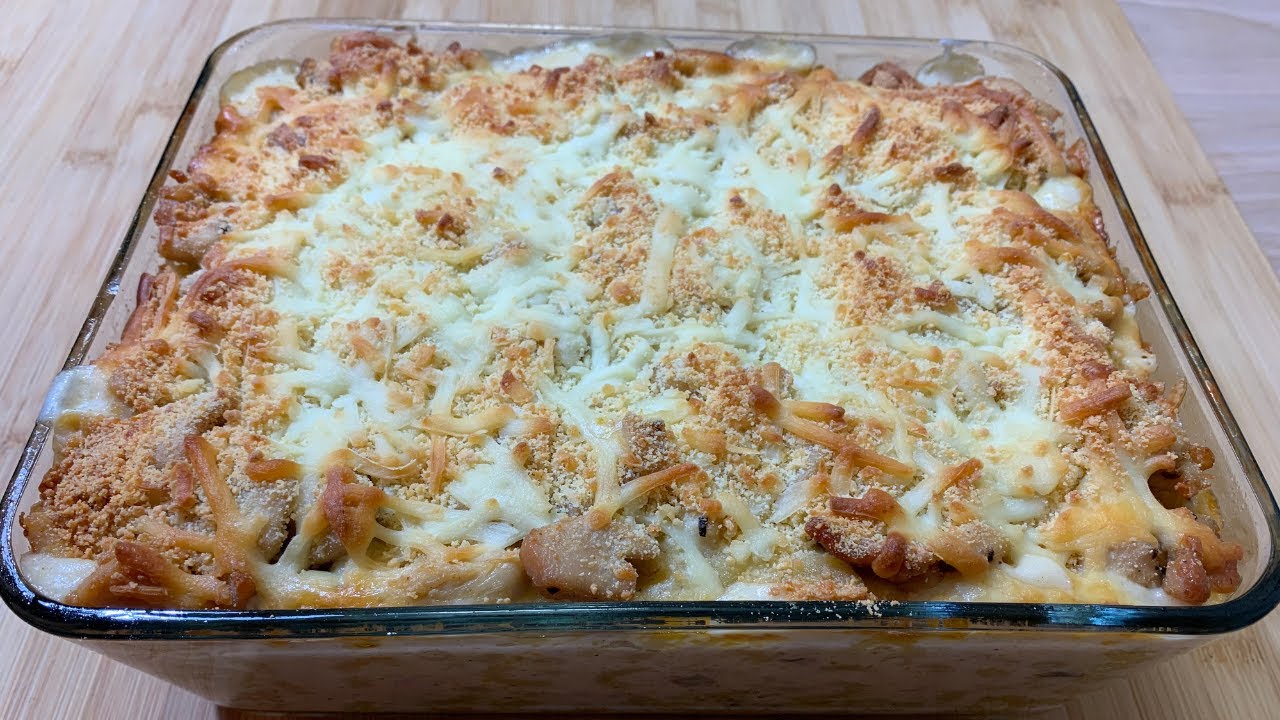 Baked Mac Chicken and Cheese