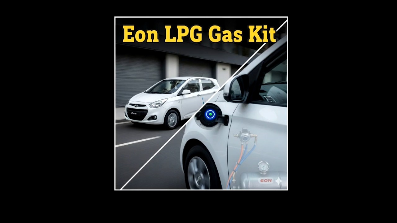 Eon LPG Gas Kit Fitting | Round Tank Installation #amravati