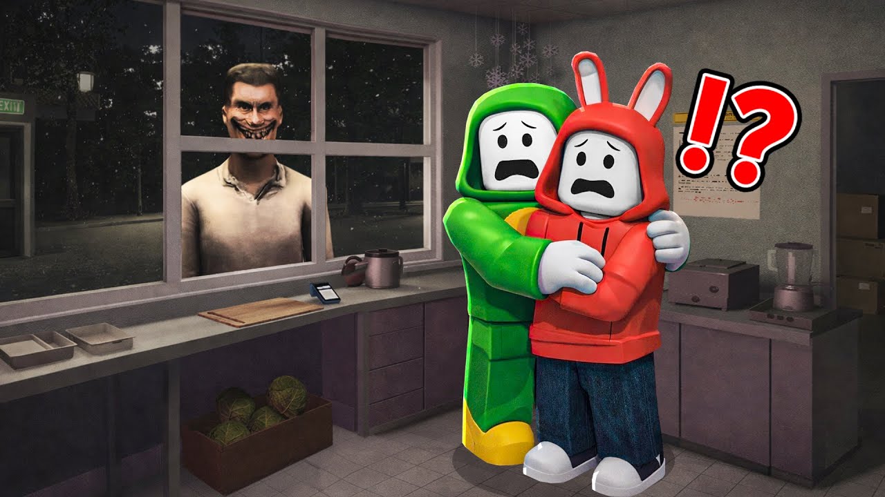 JJ and Mikey Escape Shawarma Kiosk in Roblox !? (Maizen Roblox)