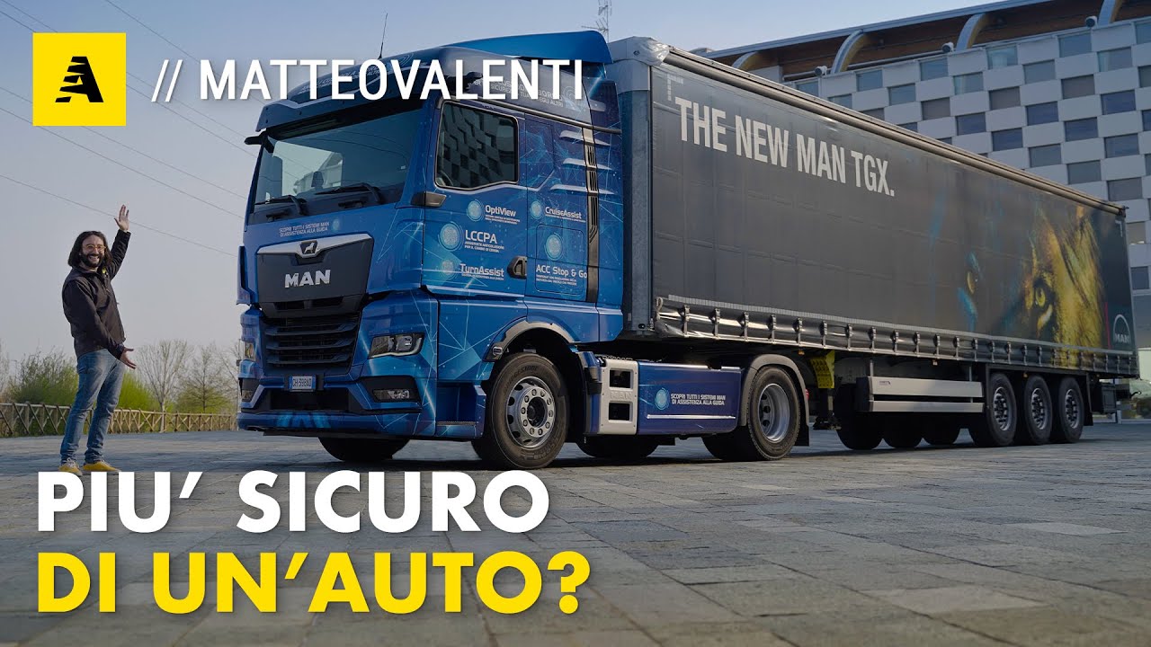 Un CAMION più AVANZATO di un'AUTO? Tutti i sistemi di SICUREZZA del MAN TGX