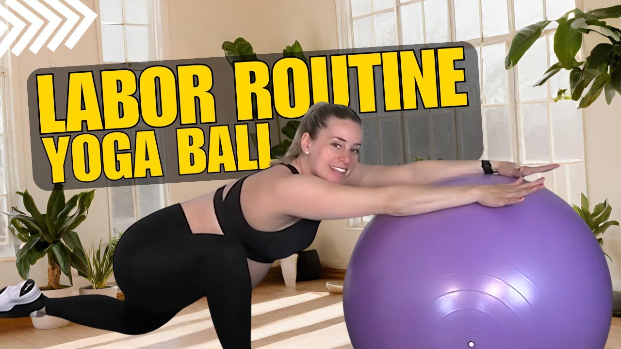 Pregnancy Birth Ball Routine: Preparing for Labor [Stretch and Relax]