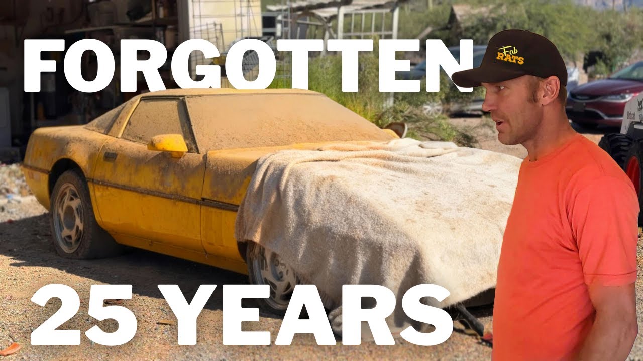 ABANDONED Rare Corvette With A History: High-Speed Chase, Spike Strips, and Jail Time!