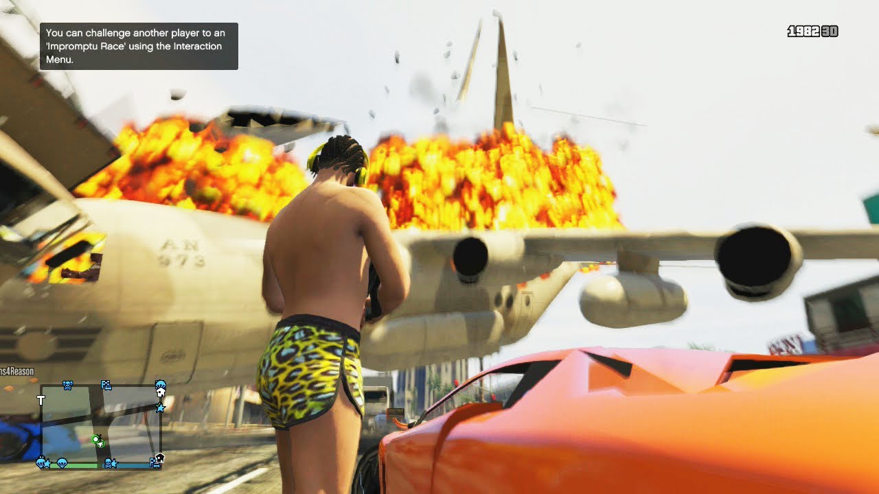 GTA 5 Funny Moments & HUGE Firetruck Launch! (GTA Online Funny Moments & Firetruck Glitch)