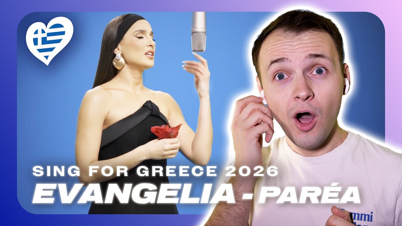 SING FOR GREECE 2026: EVANGELIA with PARÉA First Time Reaction 🇬🇷 | Eurovision 2026