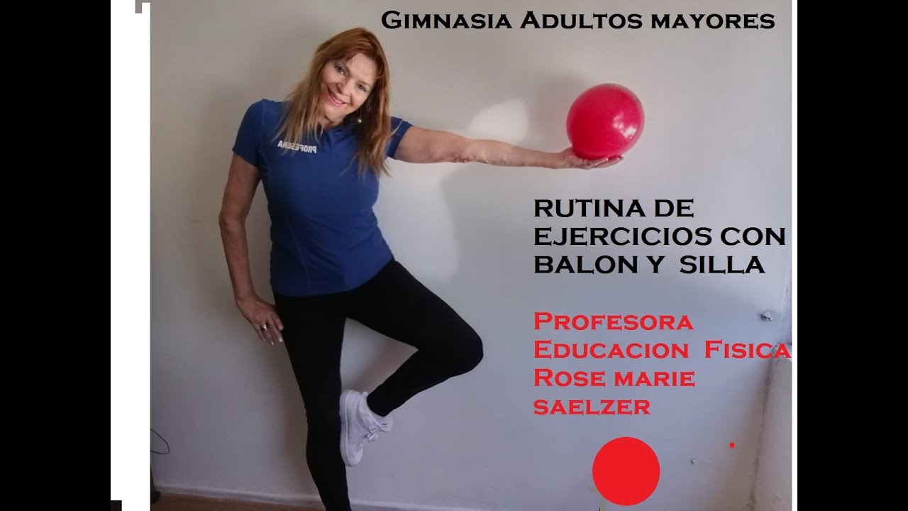 Gimnasia Adulto Mayor. Clase Innovadora con  balon