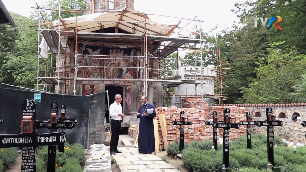 BUCURIA CREDINȚEI CU PĂRINTELE CONSTANTIN NECULA - CIMITIRUL MĂNĂSTIRII TISMANA -TVR 1- 14 ian. 2024