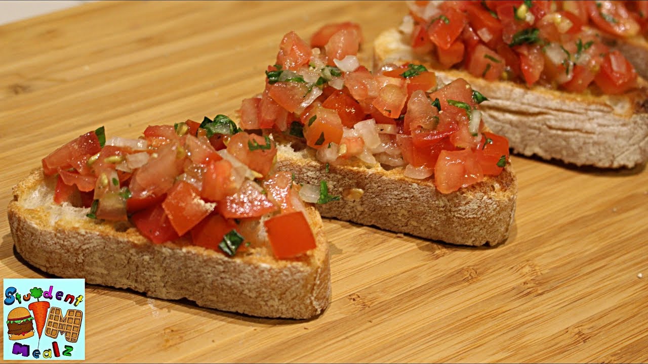 Classic Italian Tomato Bruschetta