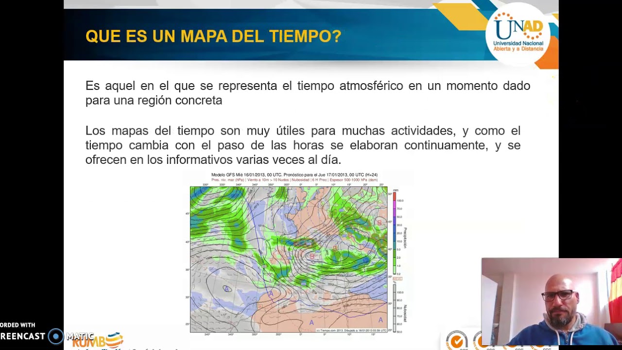 MAPA DEL TIEMPO METEOROLOGICO POR JOSE CUEVAS PALMA