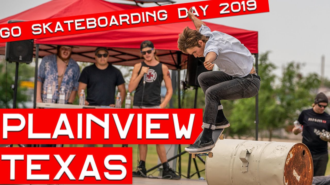 Go Skateboarding Day 2019 in Plainview Texas