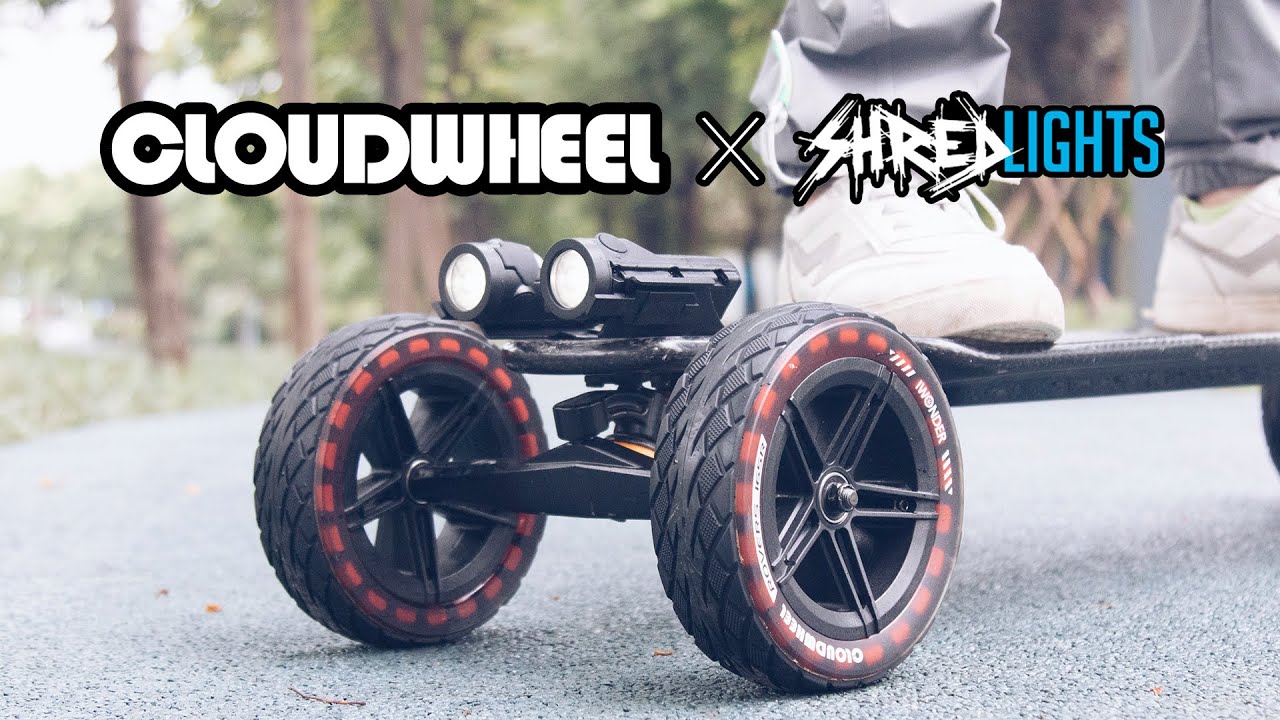 How to mount Shredlights to Evolve boards with Cloudwheel
