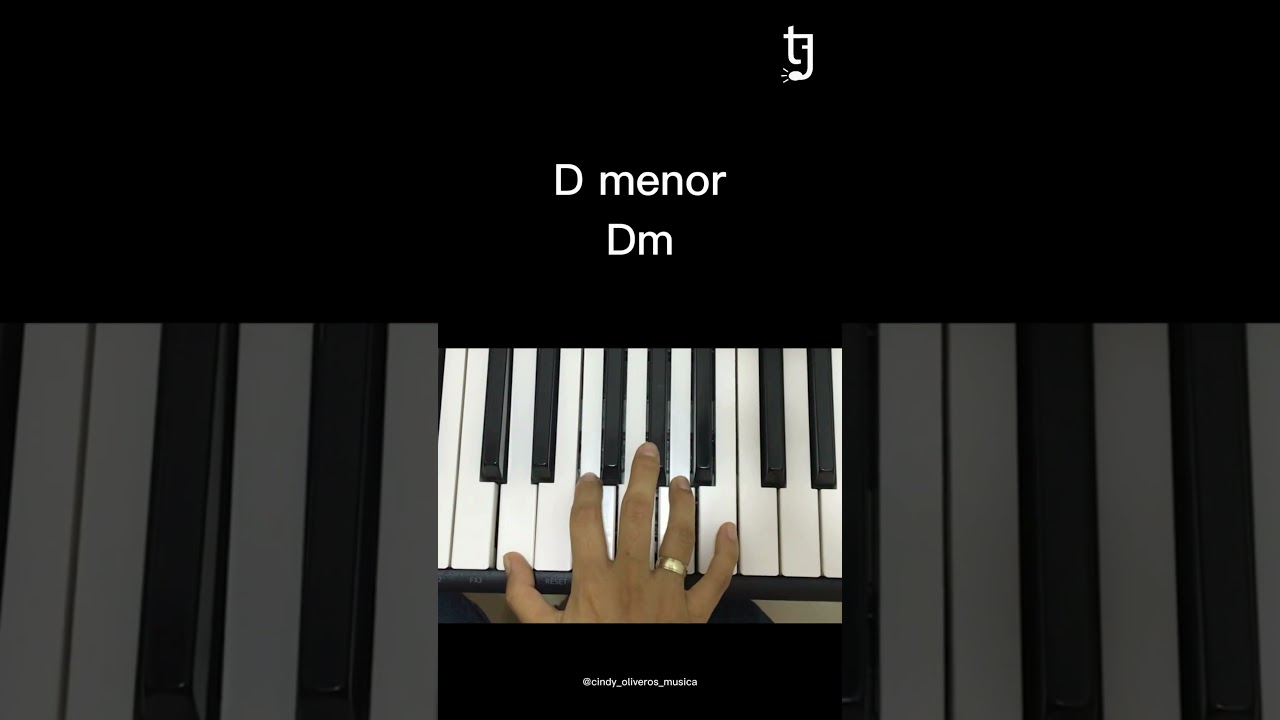 Acorde Re menor - Dm