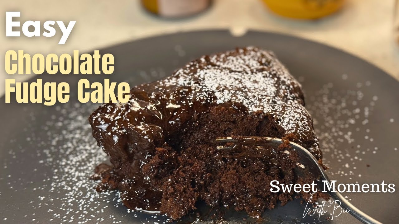 Easy Chocolate Fudge Cake Recipe | Super Moist & Rich Chocolate Cake