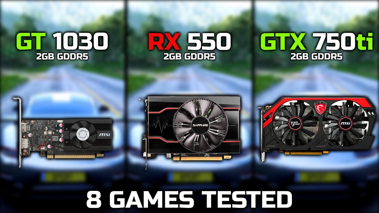 GT 1030 vs Rx 550 vs GTX 750 ti | The Battle Of 3 Budget GPUs!