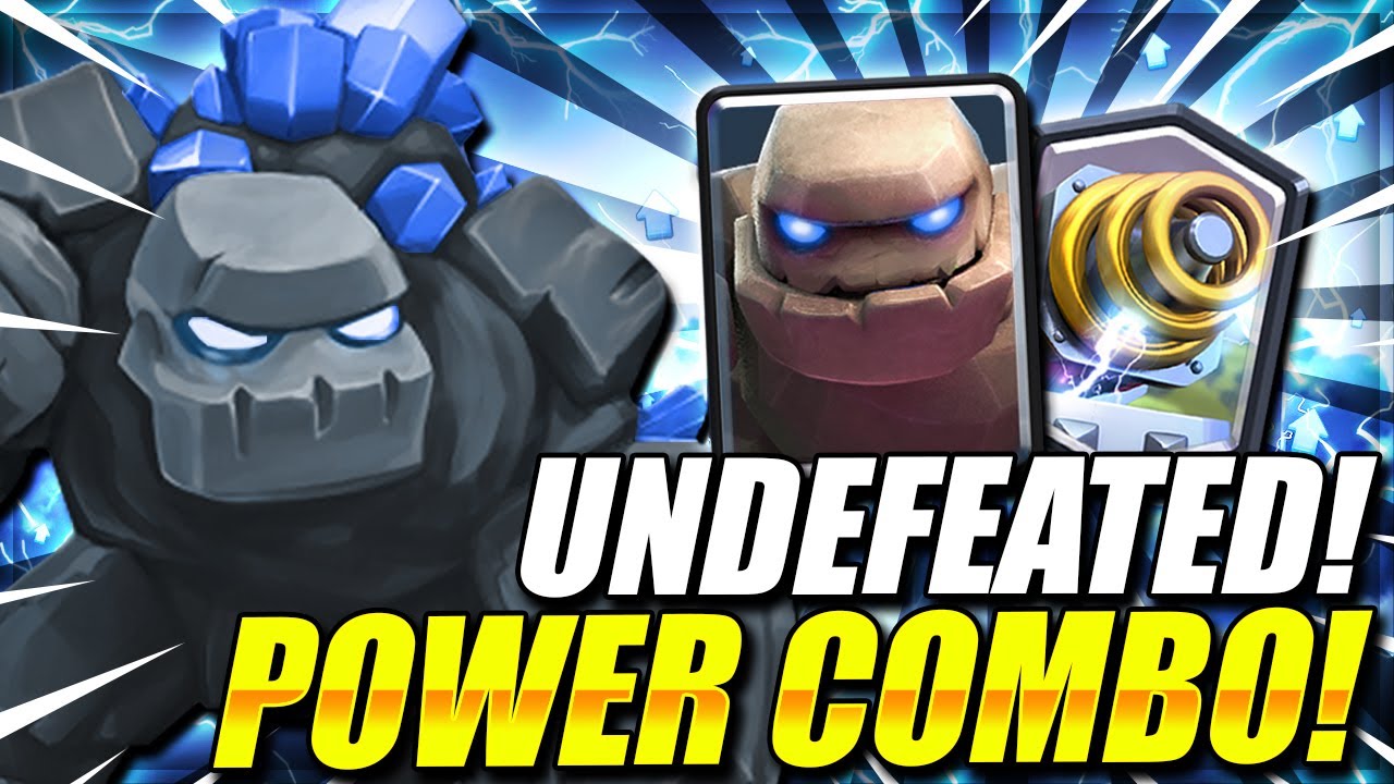 THIS IS TOO EASY!! INSANE GOLEM + SPARKY DECK DOESN’T LOSE!! - Clash Royale Golem Sparky Deck
