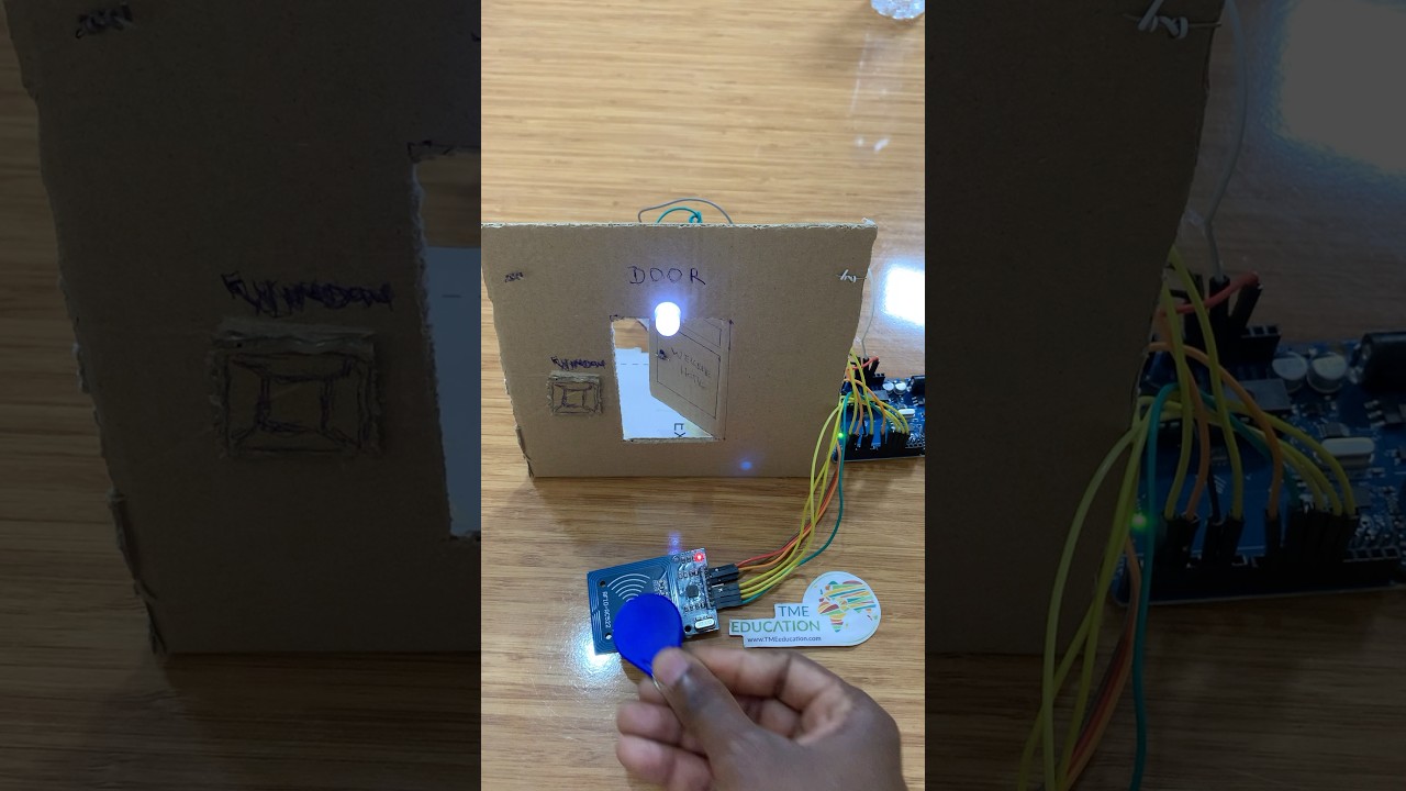 Проект домашней автоматизации с использованием Arduino и RFID #электроника #домашняябезопасность