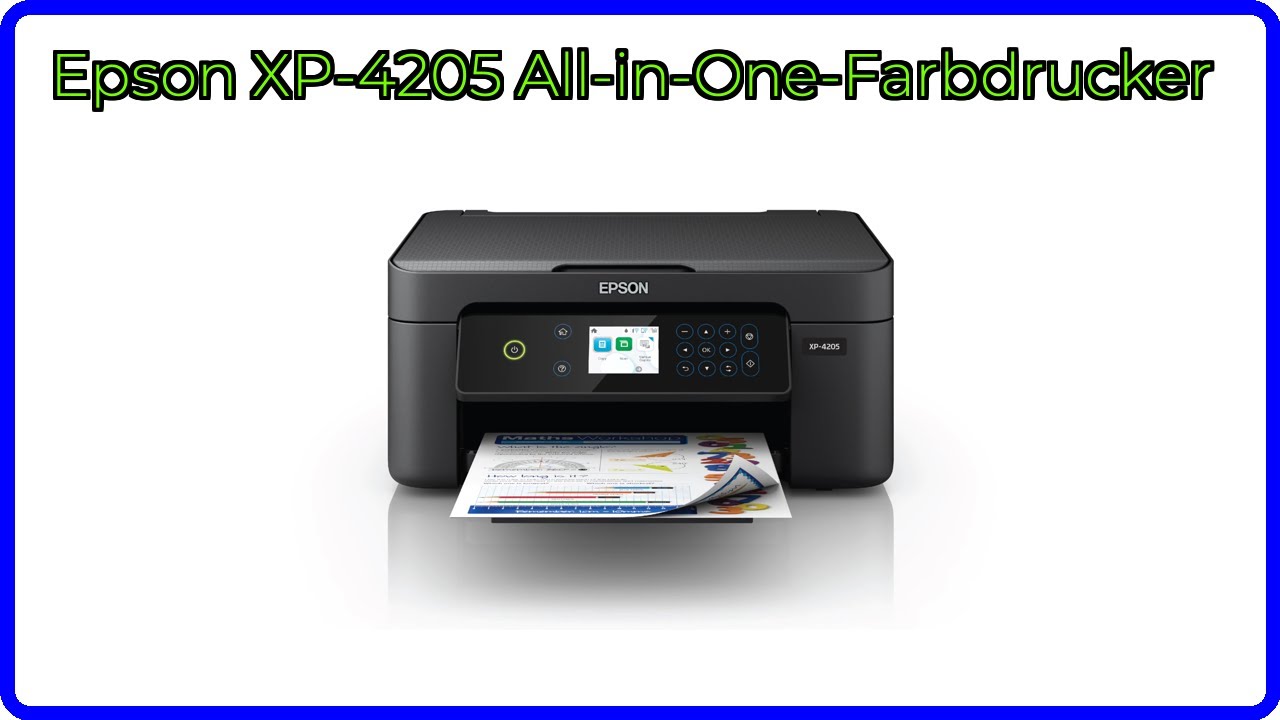 BEWERTUNG (2025): Epson XP-4205 All-in-One-Farbdrucker. WESENTLICHE Einzelheiten