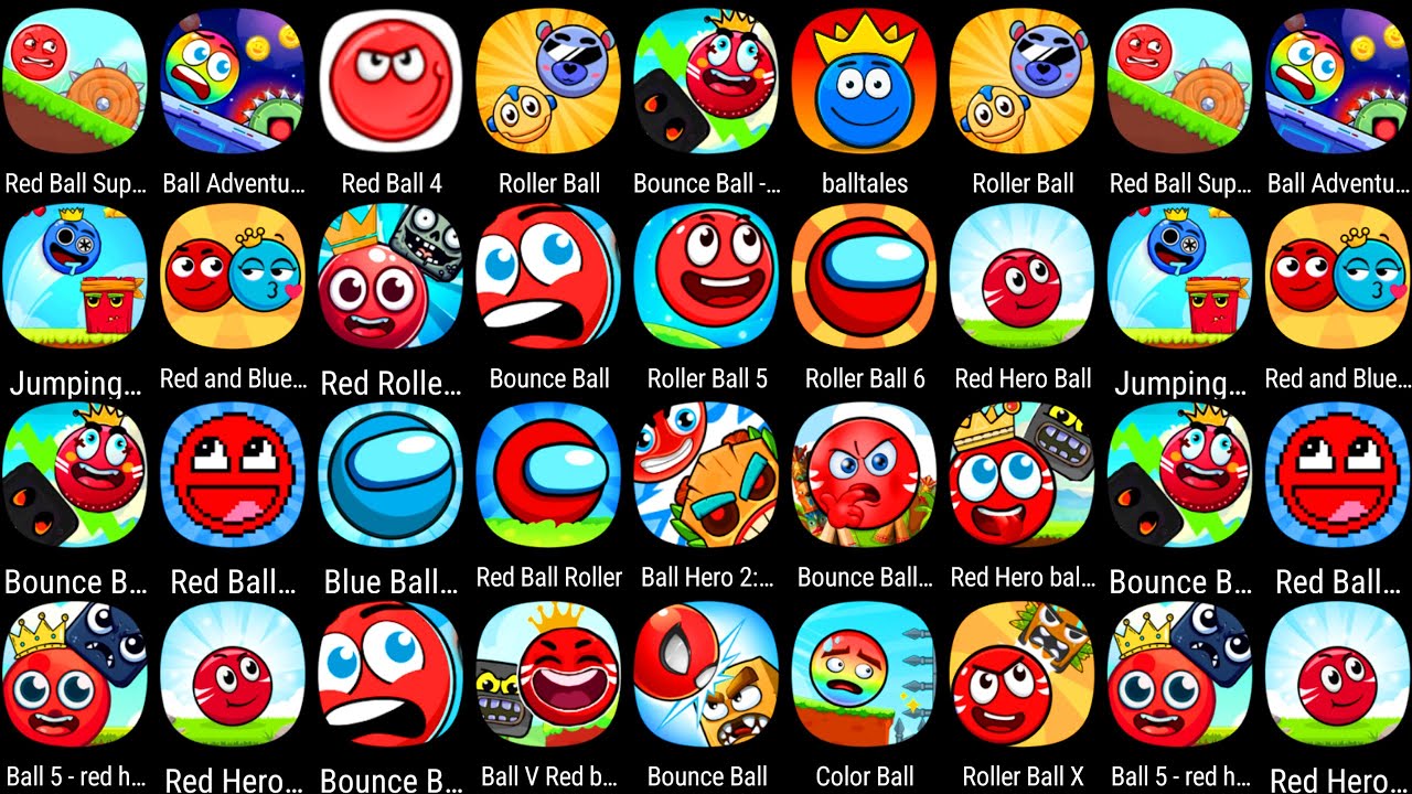 Roller Ball 3 : Jungle World,Red Ball 4,Red Ball 5,Red Ball 6,Red Ball 7,Ball Hero 2,Roller Ball 6..