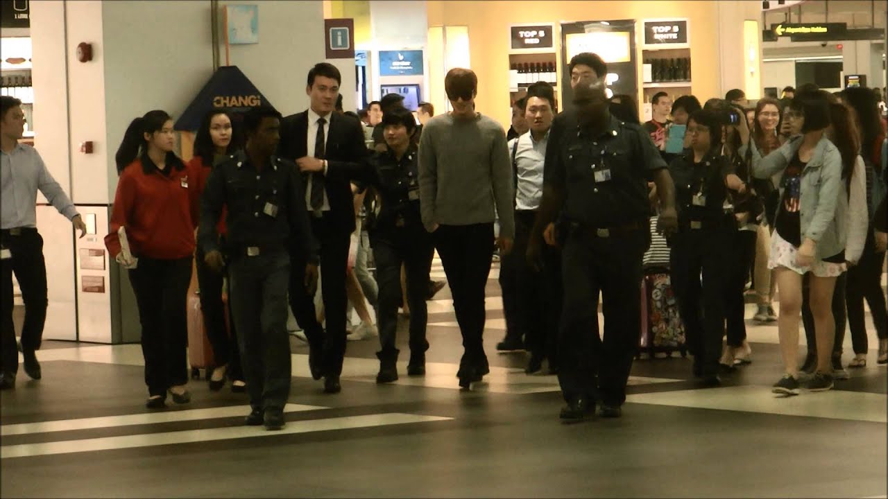 Lee Min Ho arrival @ Singapore T2 16th Dec 13