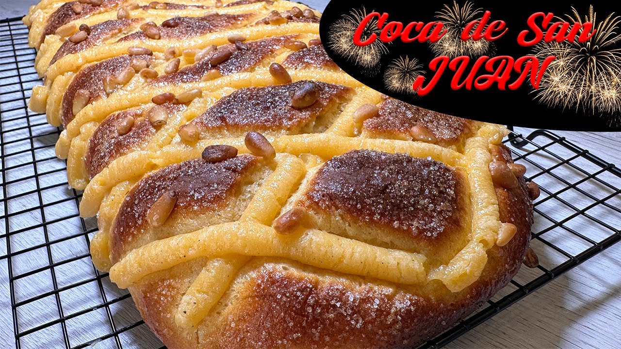 Coca de San Juan casera: ¡El dulce perfecto para la Noche de San Juan! 🎆🎇🎆
