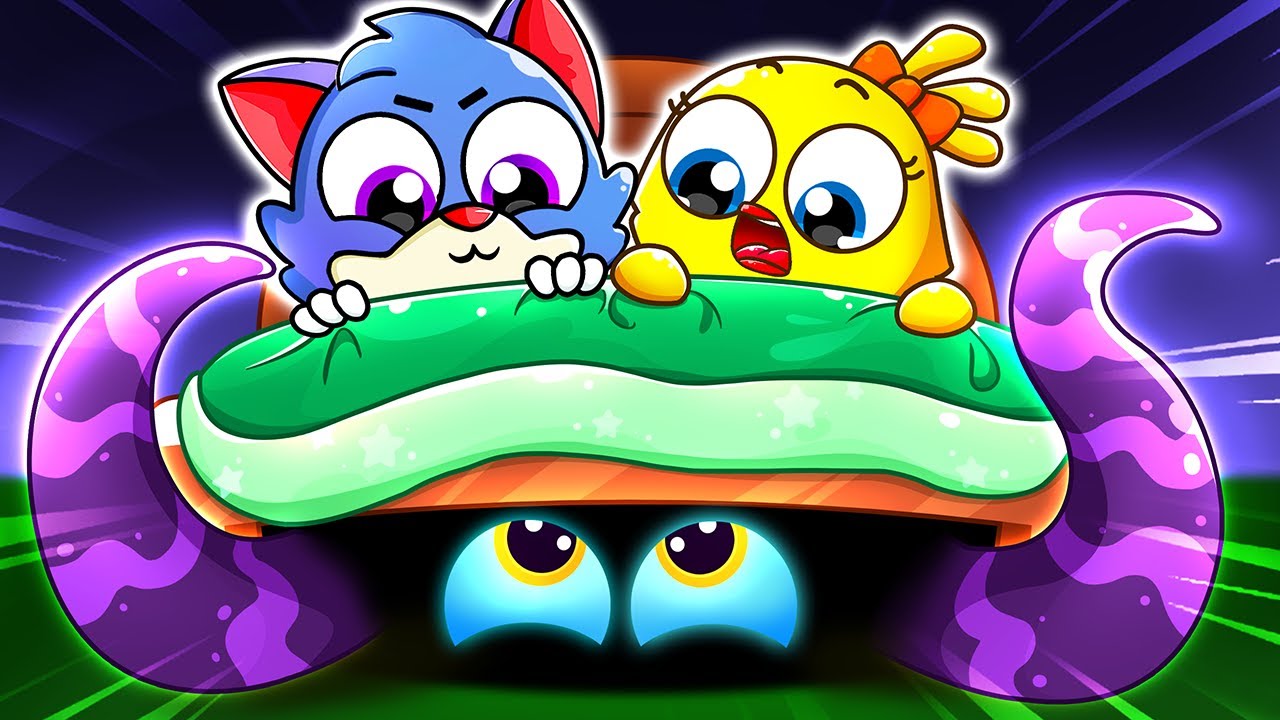 Monster Under The Bed | Monster In The Toilet Song | Funny Kids Songs | Sing Along with Lamba Lamby