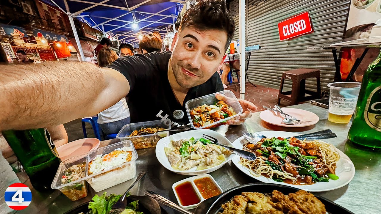 Probando COMIDA CALLEJERA ULTRA BARATA en Tailandia