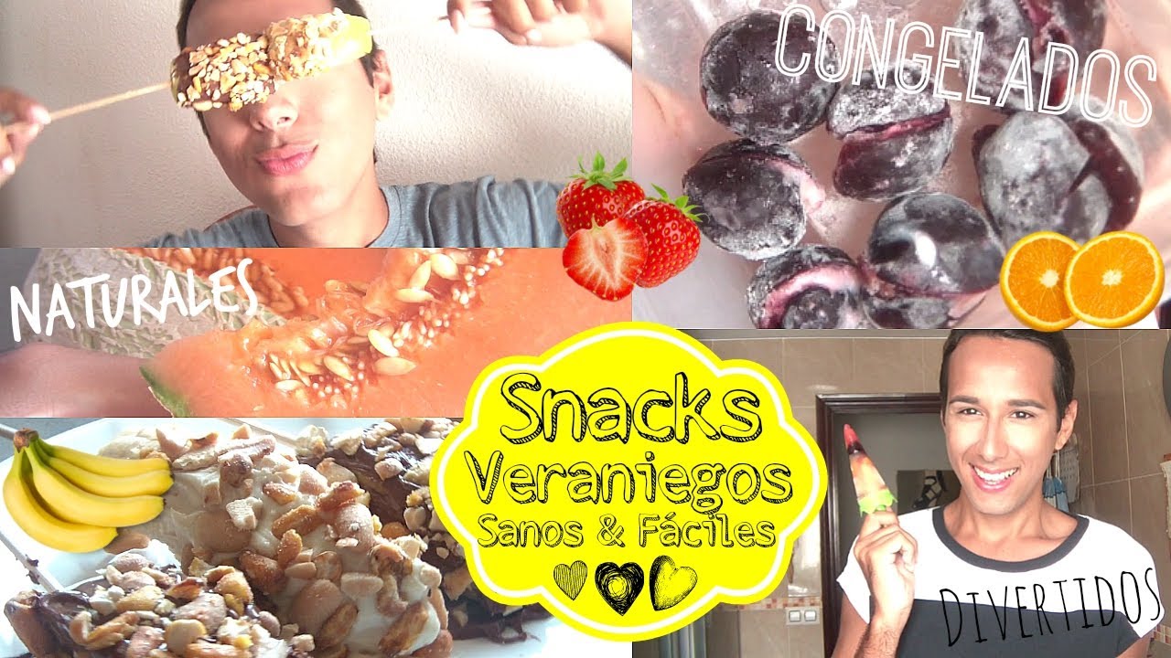 ✿ &iexcl;Snacks Veraniegos Sanos & F&aacute;ciles con Fruta! ☼