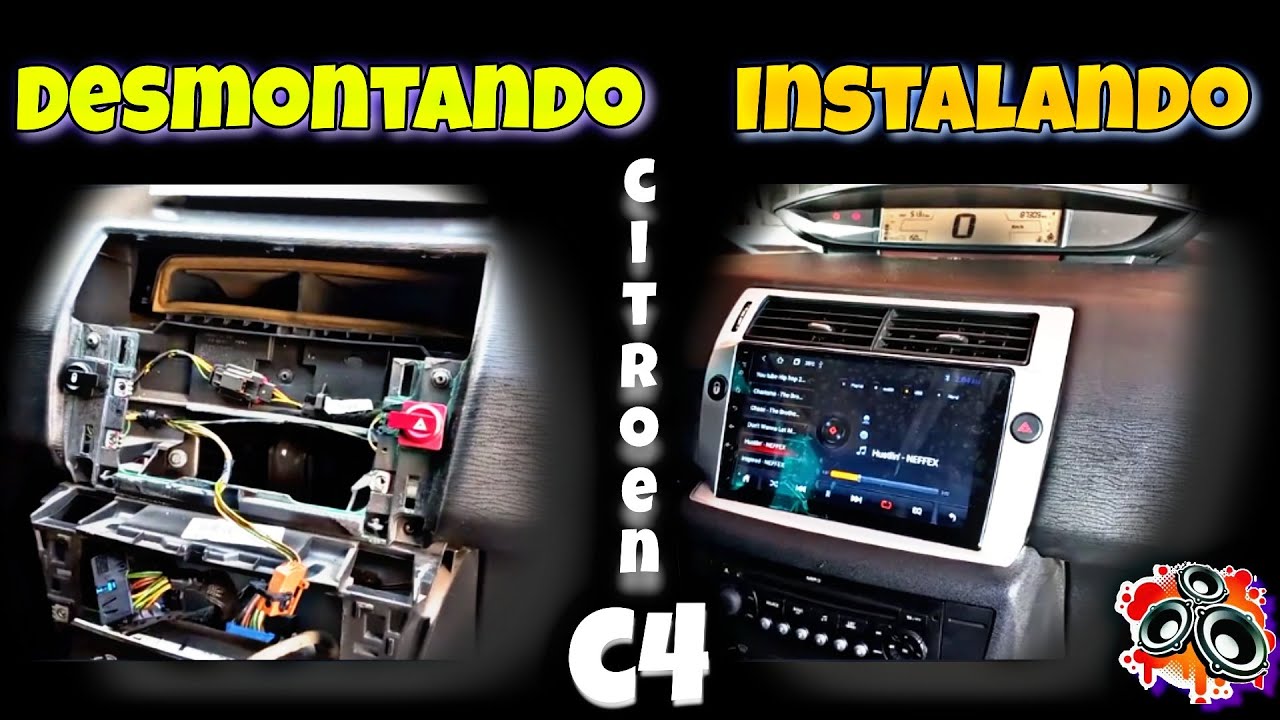 COMO DESMONTAR O PAINEL E INSTALAÇÃO DA MULTIMÍDIA CITROEN C4