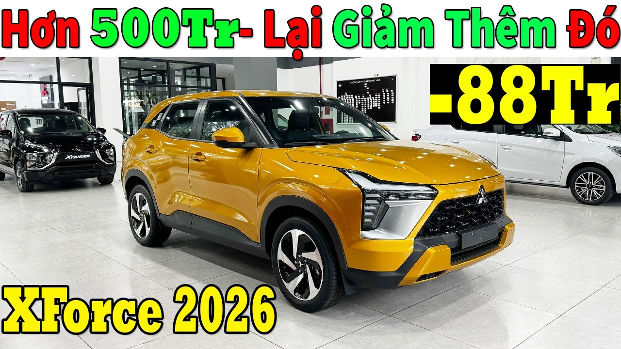 ✅Giá Xe Khuyến Mại Mitsubishi Xforce Tháng 3 Lại Giảm Tiếp Hơn 500Tr| Lăn Bánh Xforce Mới | Topcarvn