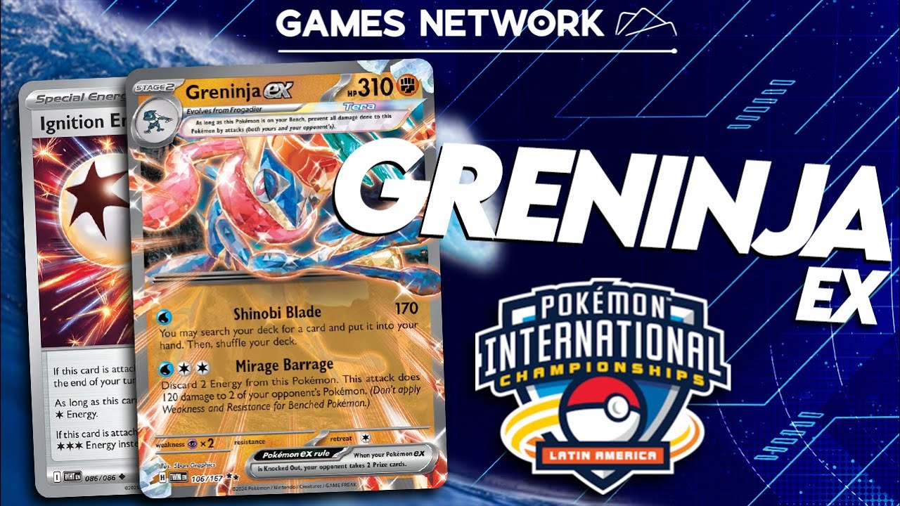 Greninja ex - Deck Profile: Latin America International Championships (LAIC) (2025) 🐸