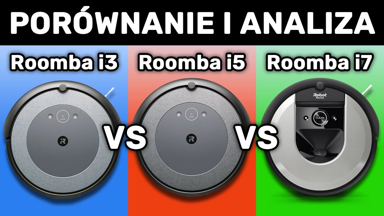 iRobot Roomba i3 vs iRobot Roomba i5 vs iRobot Roomba i7 | POR&Oacute;WNANIE i ANALIZA