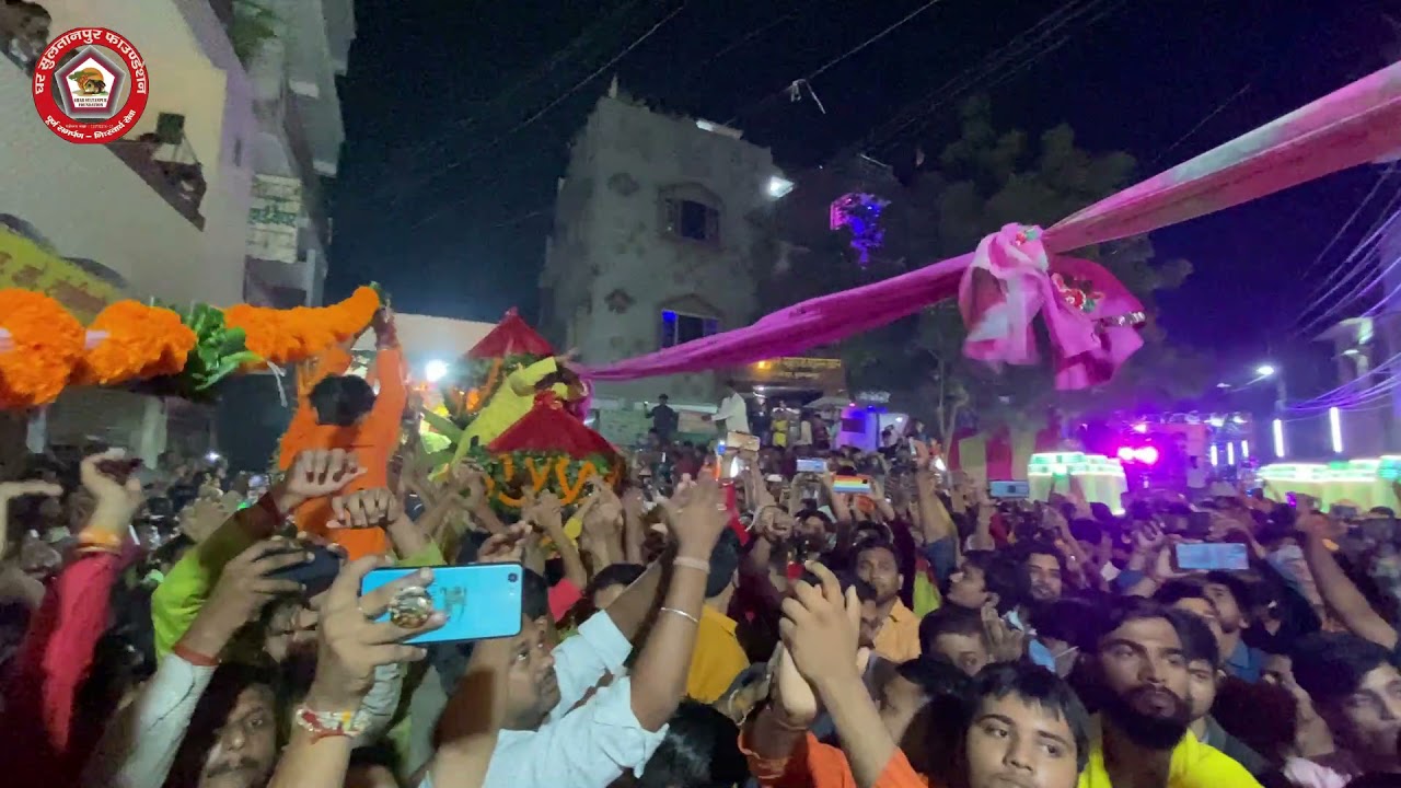 #sultanpur बड़ी दुर्गा एवं माँ महाकाली का दिव्य मिलन देखे बेहद करीब से #सुल्तानपुर  #durgapuja