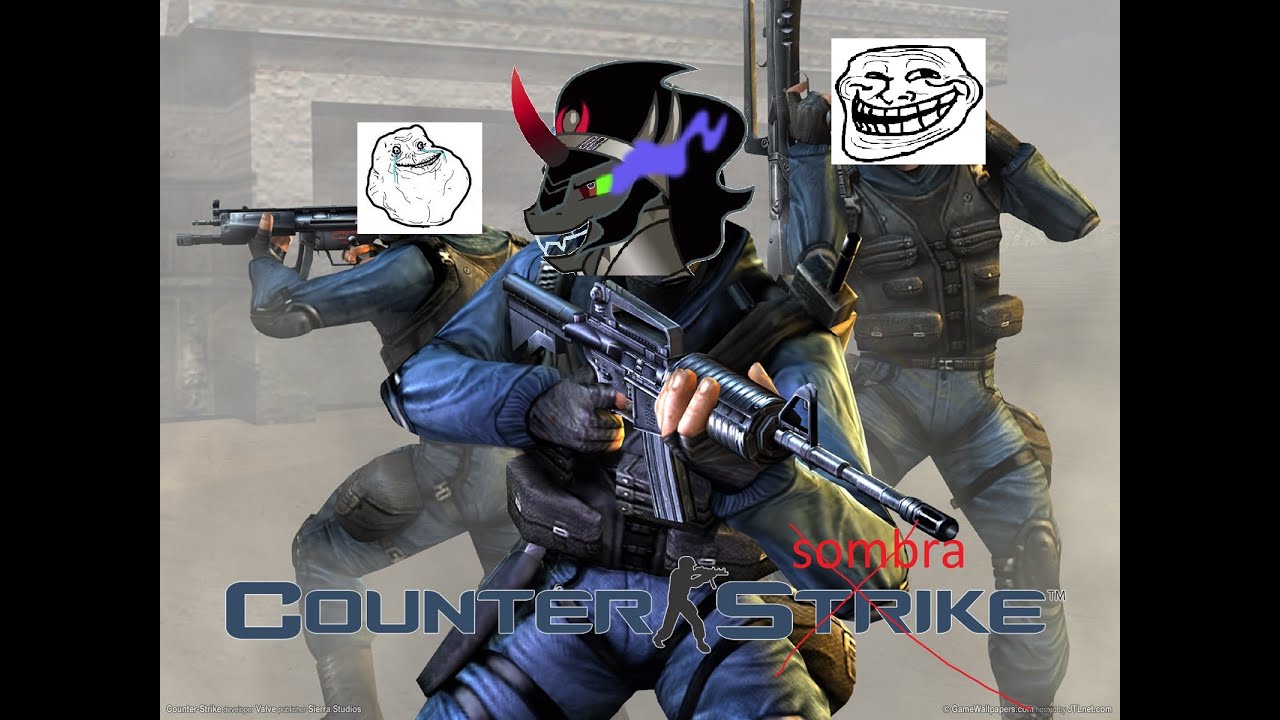 Counter Striker probando skin de armas de mlp
