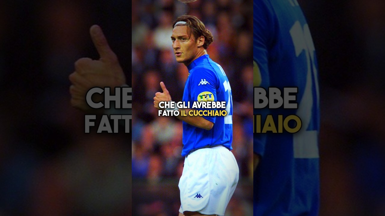 Molto coraggioso Francesco 🇮🇹#calcio #totti #italia #goat