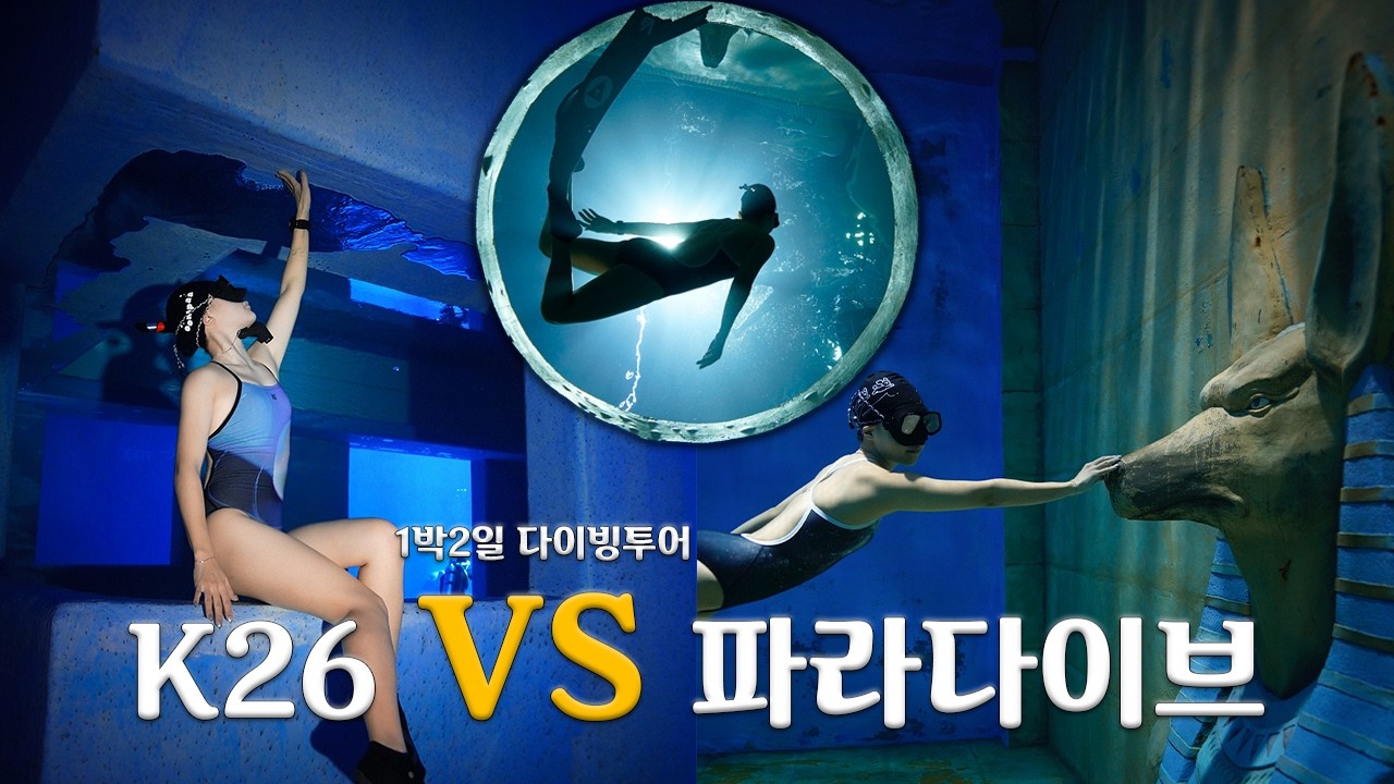K26에서 놀고 다음날 파라다이브까지? 1박2일 프리다이빙 투어