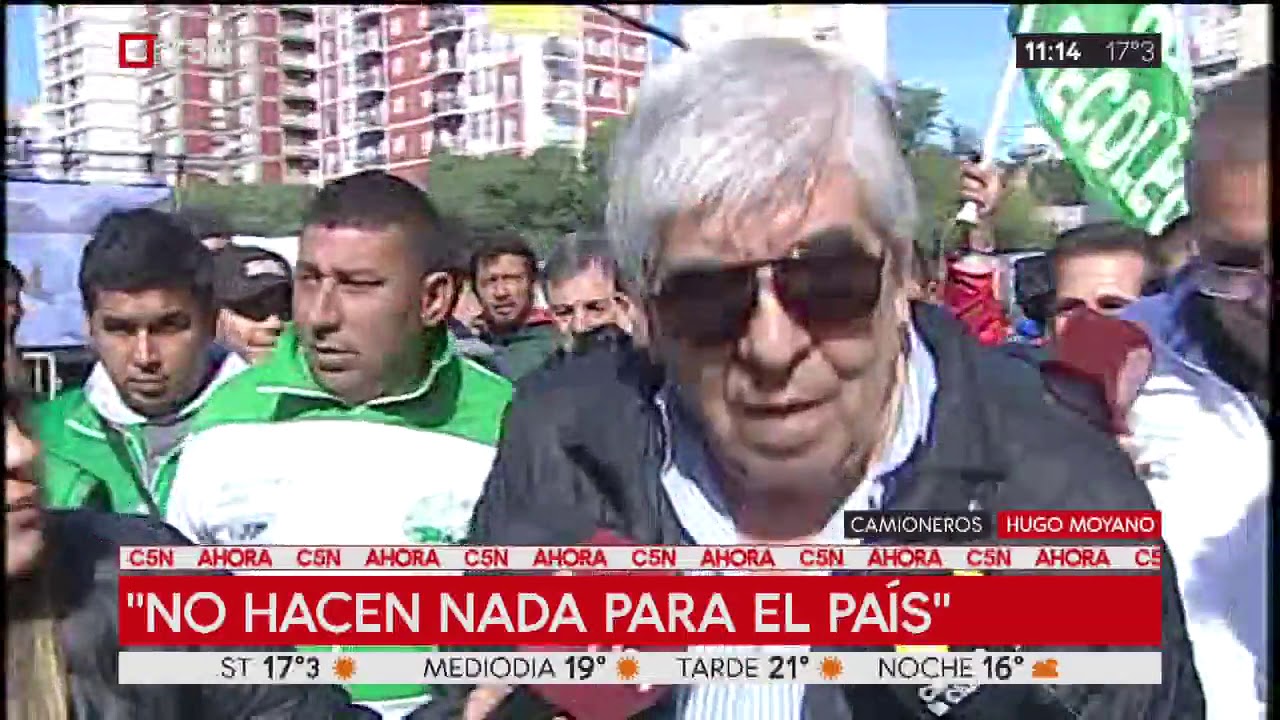 1&ordm; de mayo: habla Hugo Moyano
