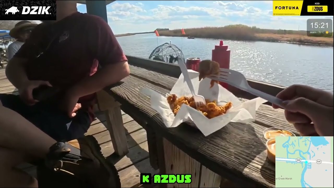 Azdus i owoce moza w Ameryce.