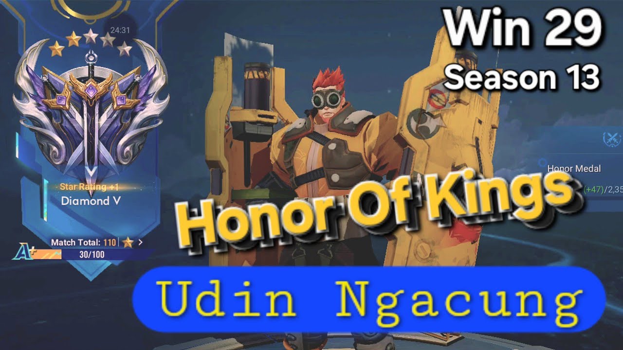 Win29 S13 Lian Po Roamer, Diamond V long Weekend level terasa lebih sulit #hok #honorofkings 