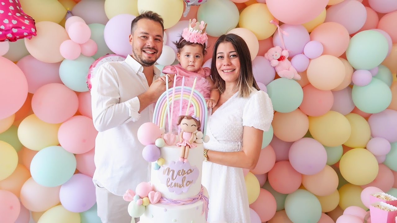 MASAL GİBİ DOĞUM GÜNÜ🌈MİRA LİNDA 1 YAŞINDA♥️GELEN HEDİYELER
