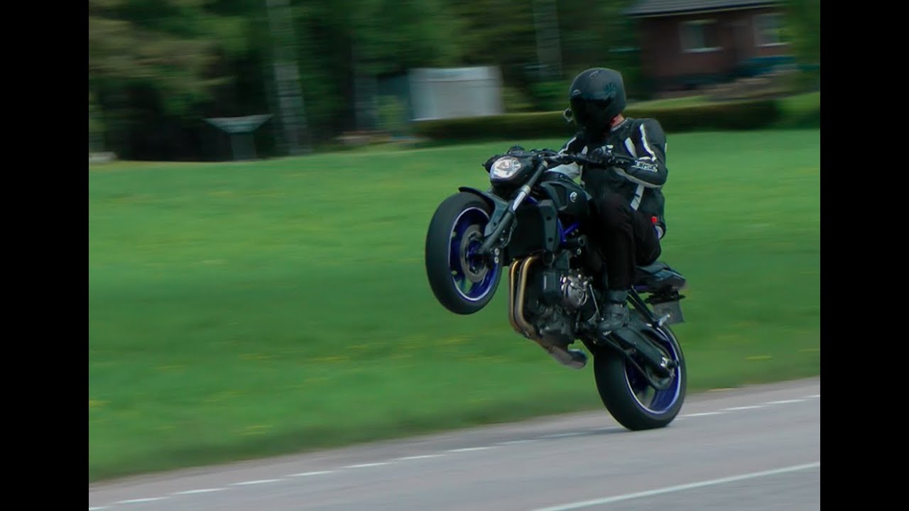 Yamaha MT-07 Full SC-Project Exhaust Soundcheck HD - LOUD FZ-07!