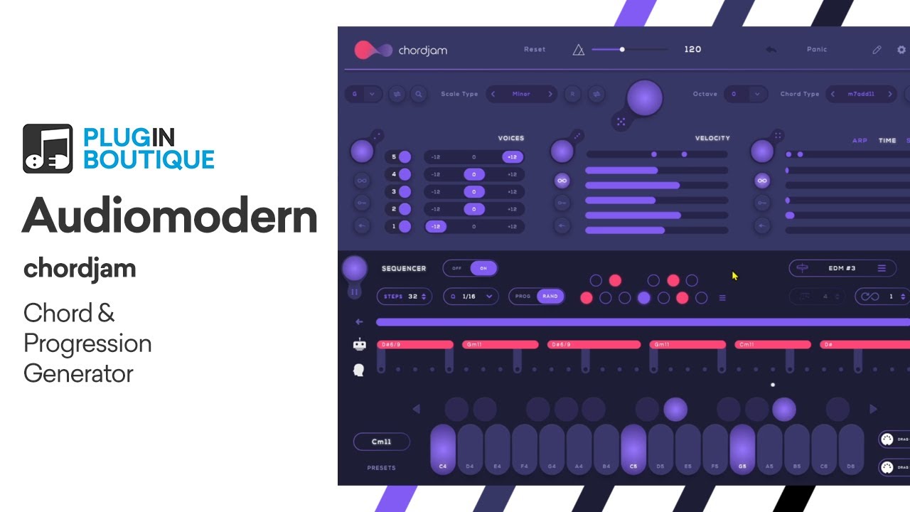 Chordjam от Audiomodern | Краткое руководство | VST-плагин Ultimate Chord Machine