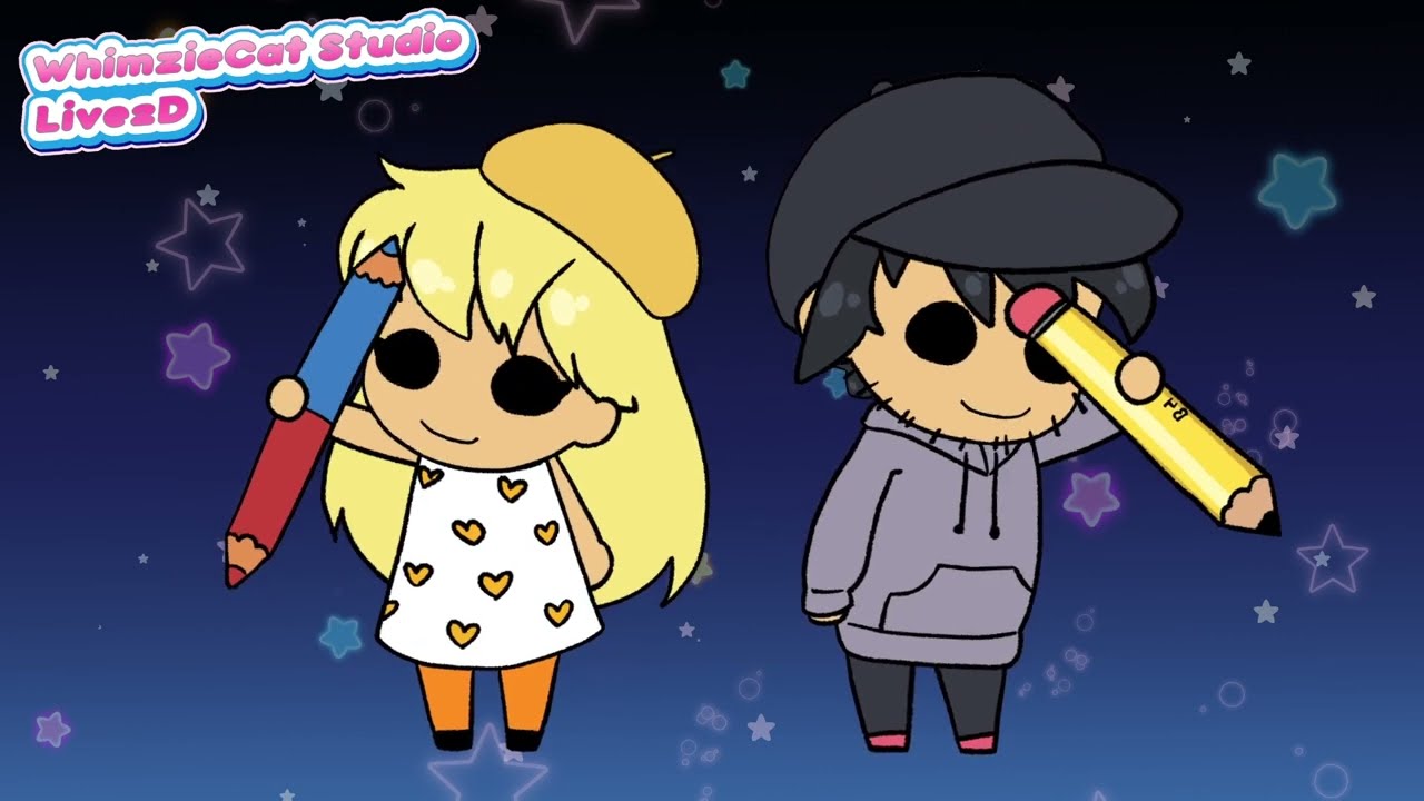 [Vtuber] Doodle Date Adamo and Stephasocks Chibi Live2D models