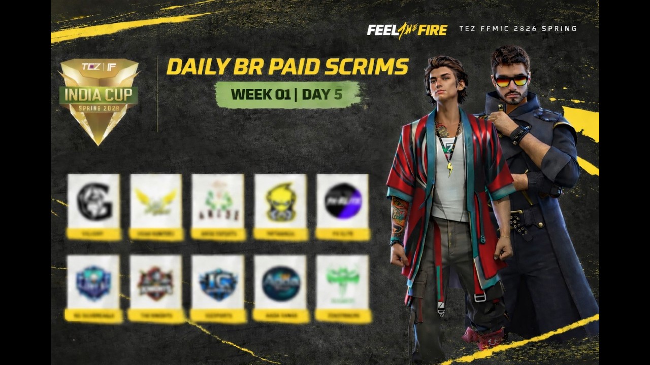 NAAN SHINCHAN DAY - 05 BR FULL MAP PAID SCRIMS !!