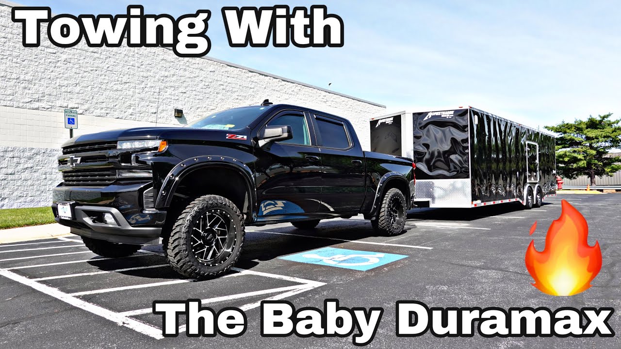 Towing With A Lifted New Chevy Silverado 1500 Duramax Diesel || Is This Better Than Ford And RAM?